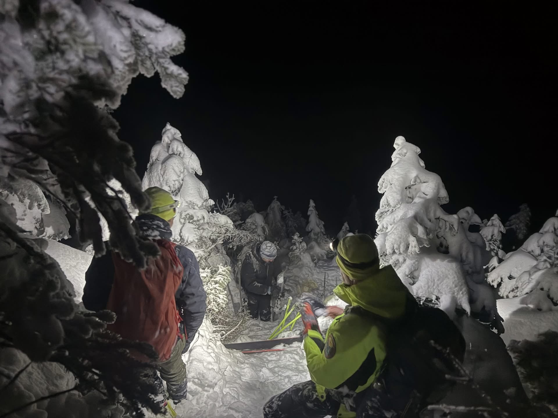<p>Two skiers were rescued on New Hampshire's Mount Moosilauke after they were trapped in blizzard-like conditions</p>