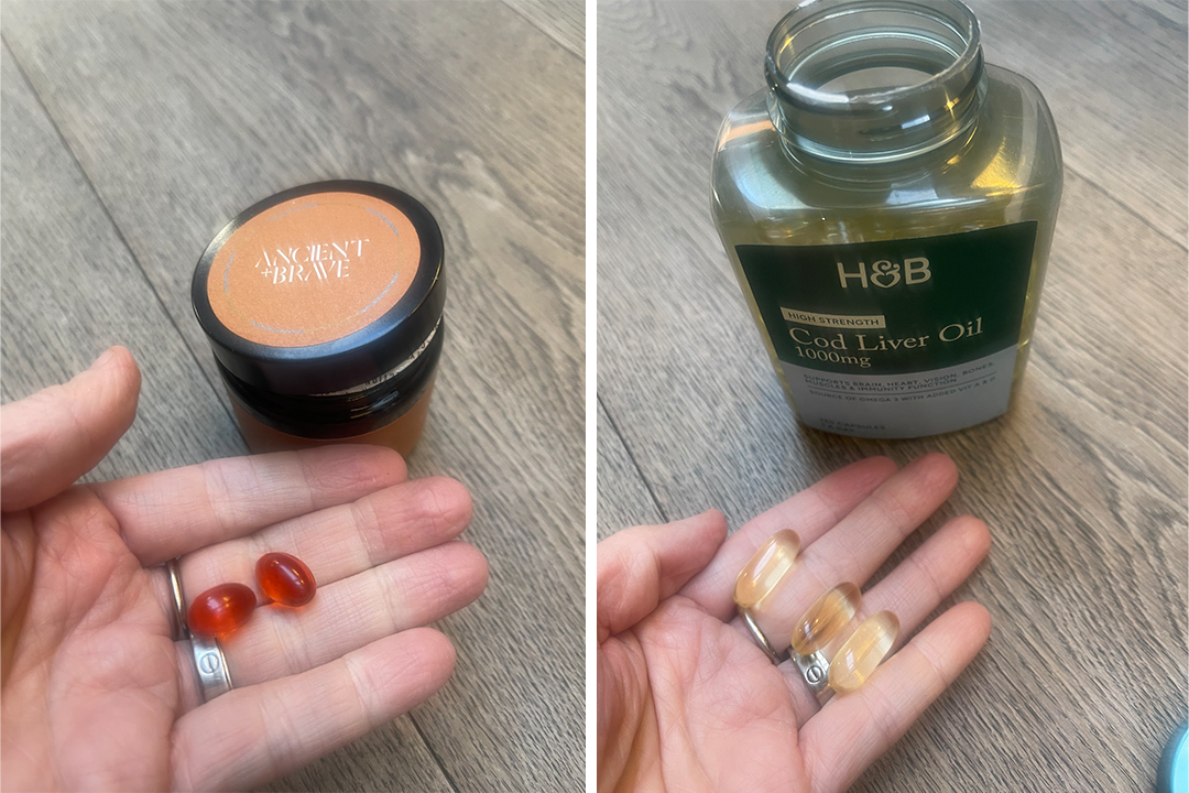 I tested cod liver oil supplements over the course of five monthe