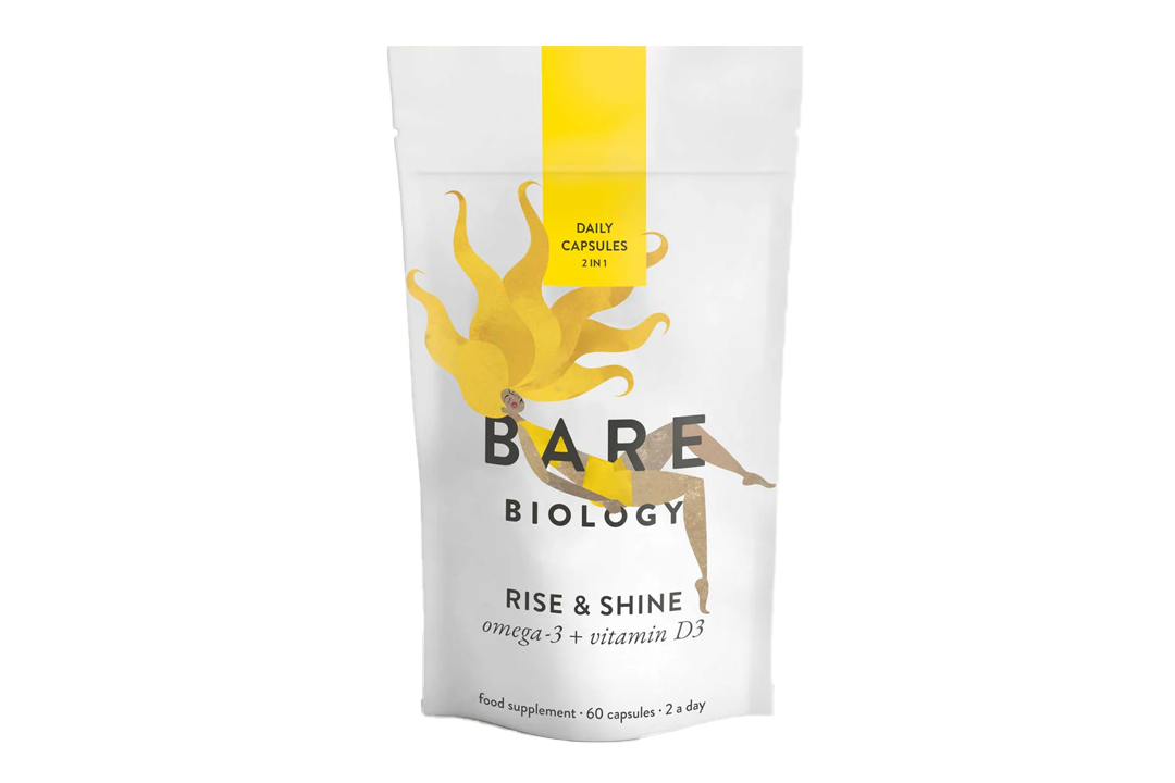 Best cod liver oil Indybest review Bare Biology rise & shine omega-3 and vitamin D3 capsules