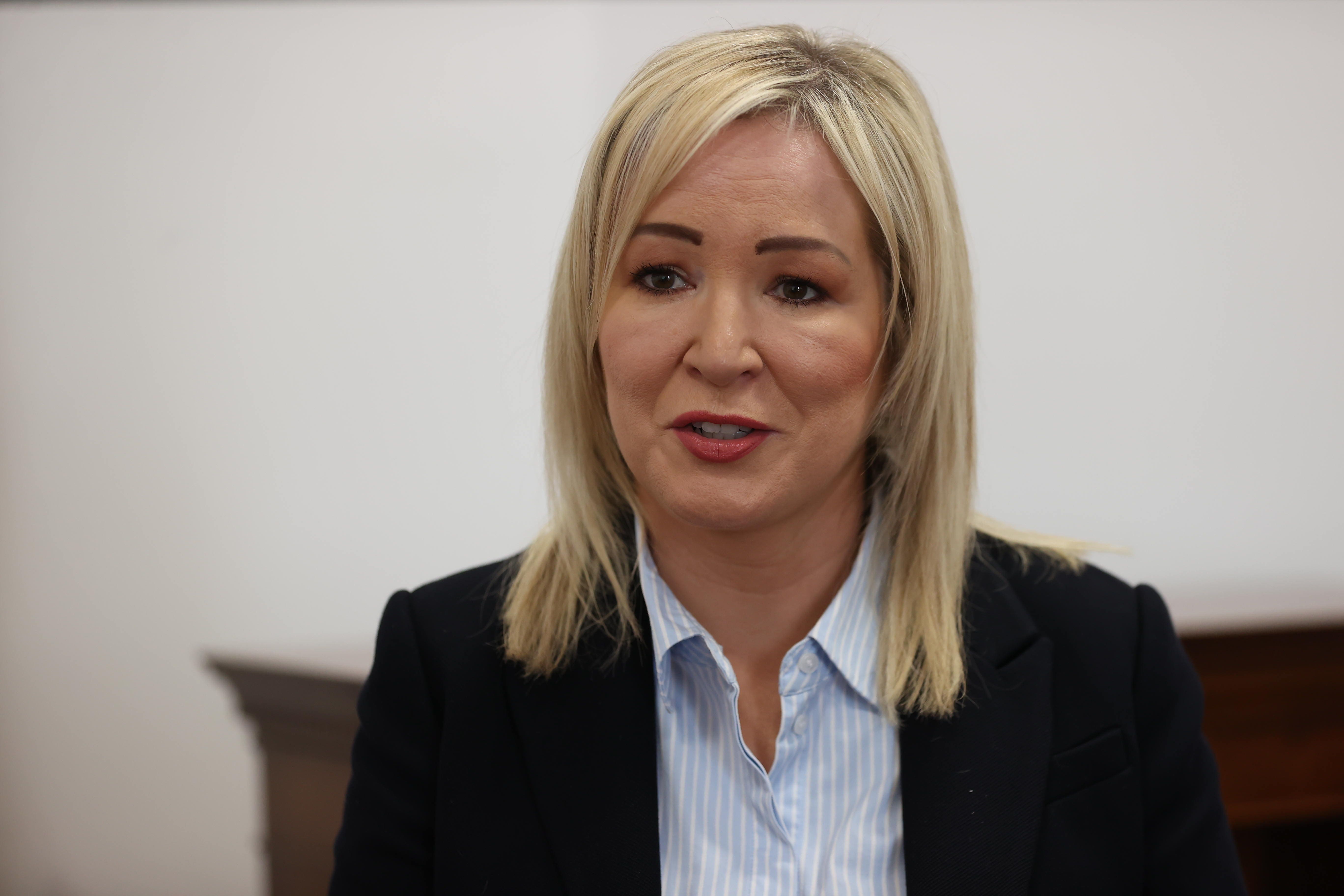 First Minister Michelle O’Neill said international law needed to prevail over Greenland (Liam McBurney/PA)