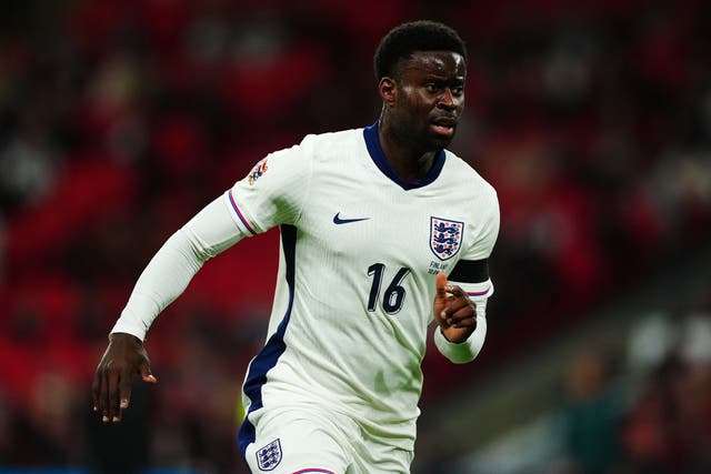 <p>England star Marc Guehi has joined Man City (Mike Egerton/PA)</p>