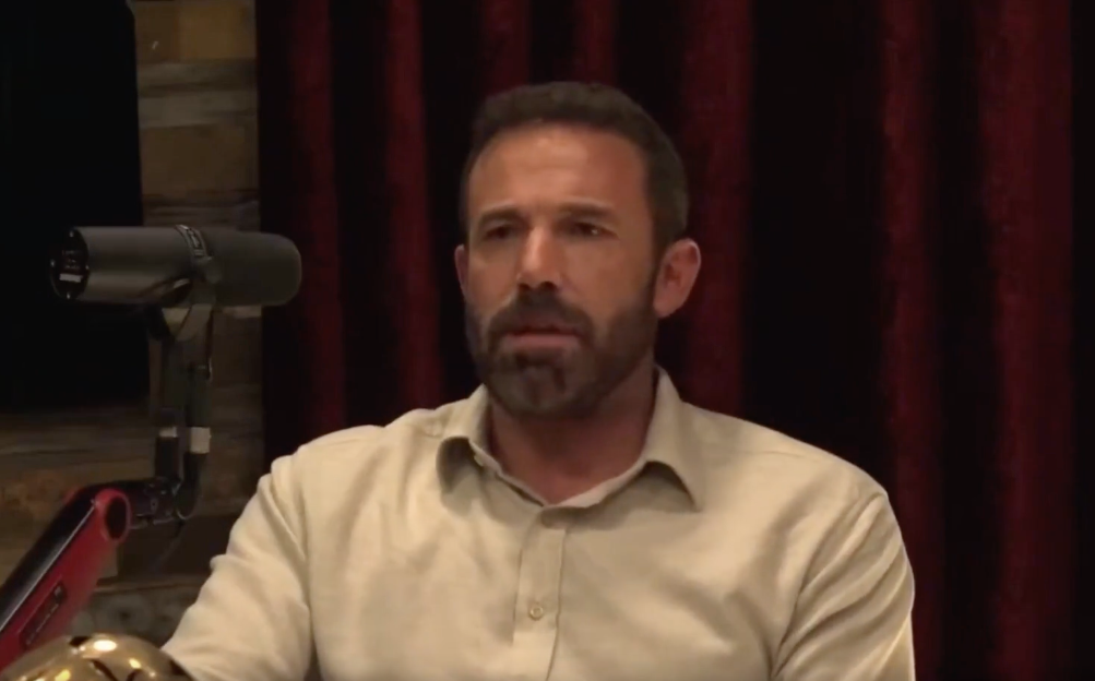 <p>Ben Affleck on The Joe Rogan Experience</p>