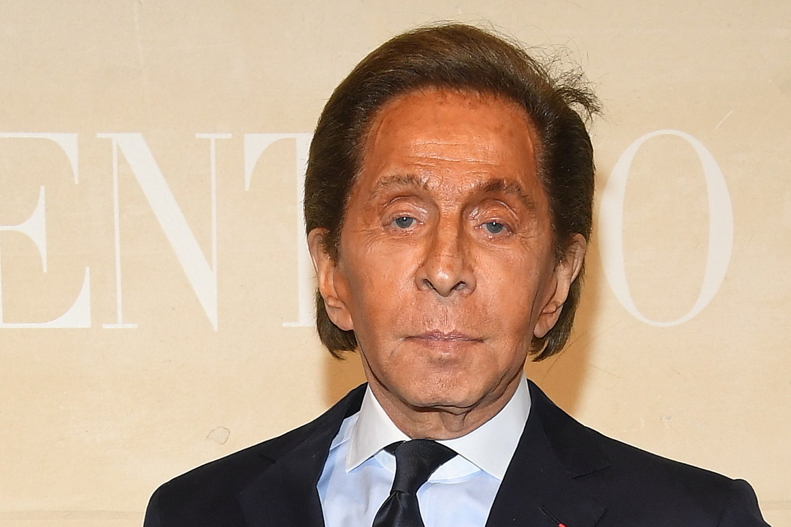 <p>Legendary fashion designer Valentino Garavani, pictured in Paris in 2019, has died at the age of 93</p>