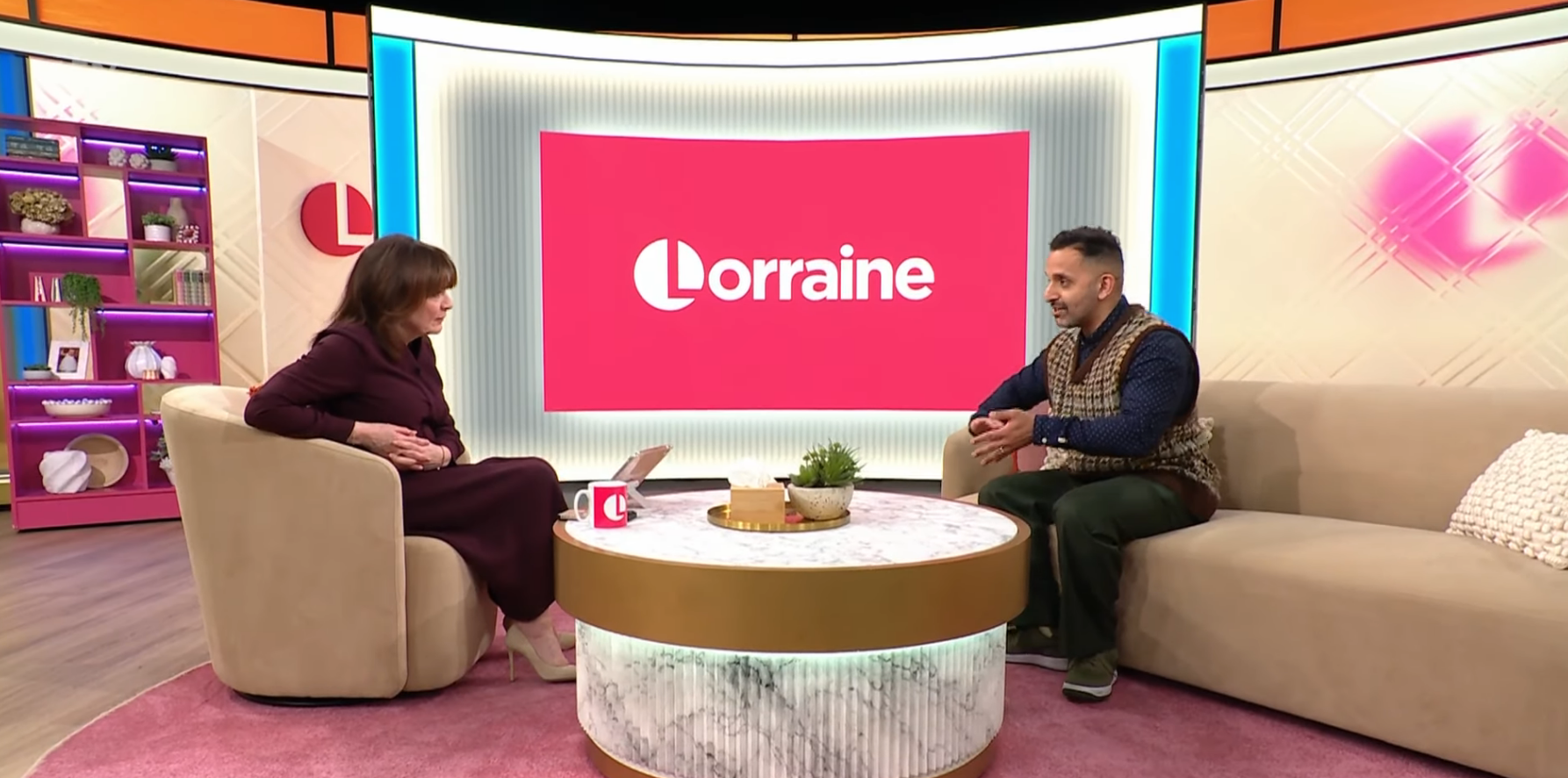 Il presentatore scozzese è stato raggiunto dal medico di famiglia Dr. Amir