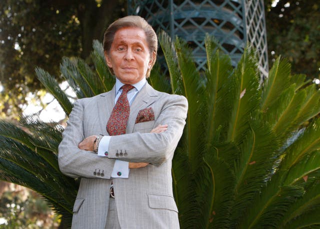 <p>Italian fashion designer Valentino</p>
