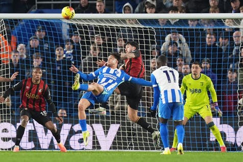 <p>Charalampos Kostoulas scored a stunning late equaliser for Brighton </p>