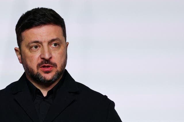 <p>Ukrainian President  Volodymyr Zelensky</p>