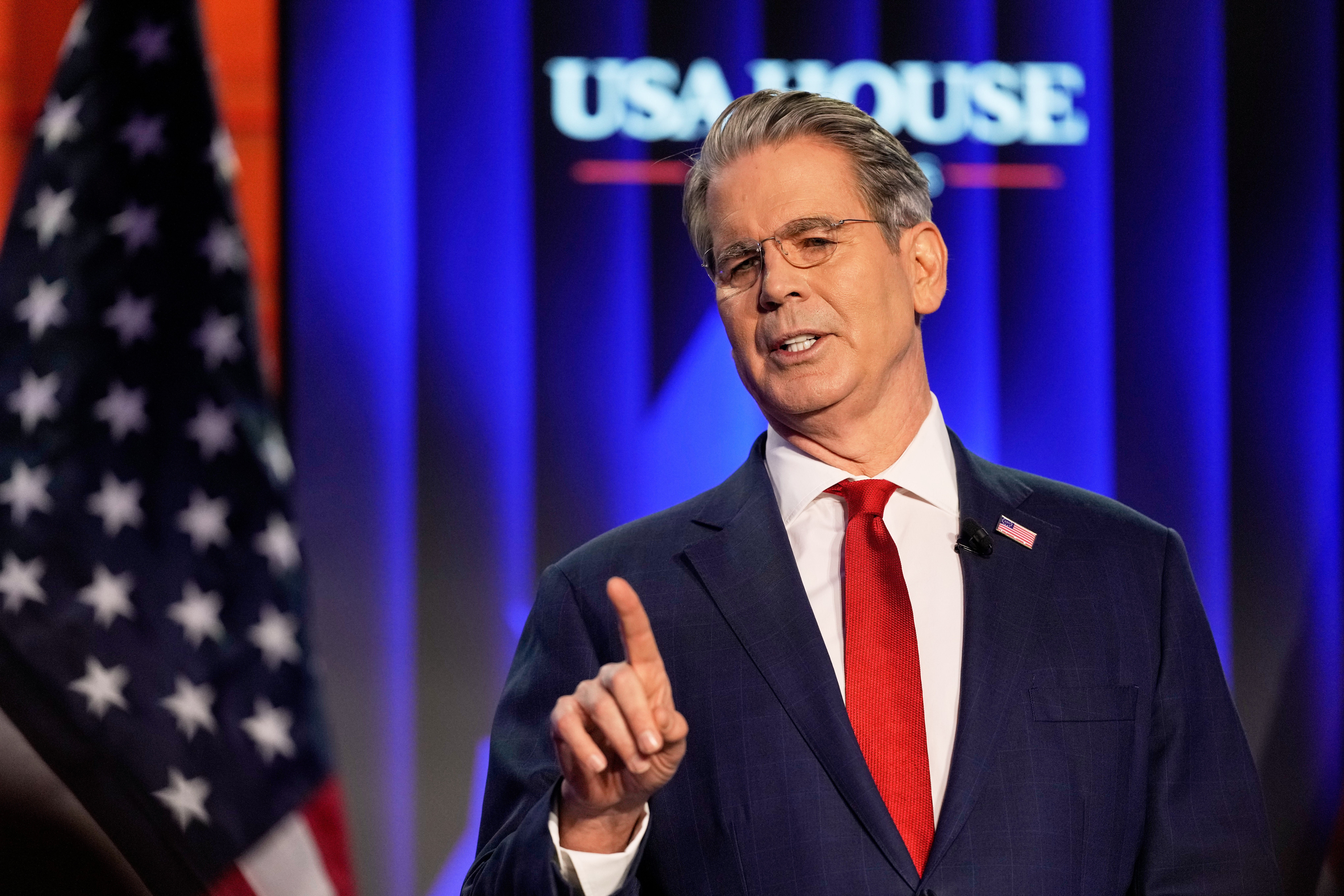 Treasury Secretary Scott Bessent said on Tuesday there was no relation between President Trump’s quest to take over Greenland and his campaign for a Nobel Prize, despite reports of a leaked letter from Trump saying the opposite