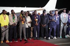 Senegal president hails ‘incredibly fair’ Afcon triumph as he greets players after controversial final