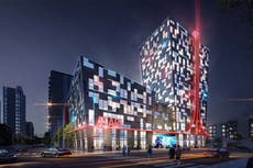 Atari reveals designs for retro hotel that’ll take guests back to the 1970s gaming age, from Pong to Asteroids