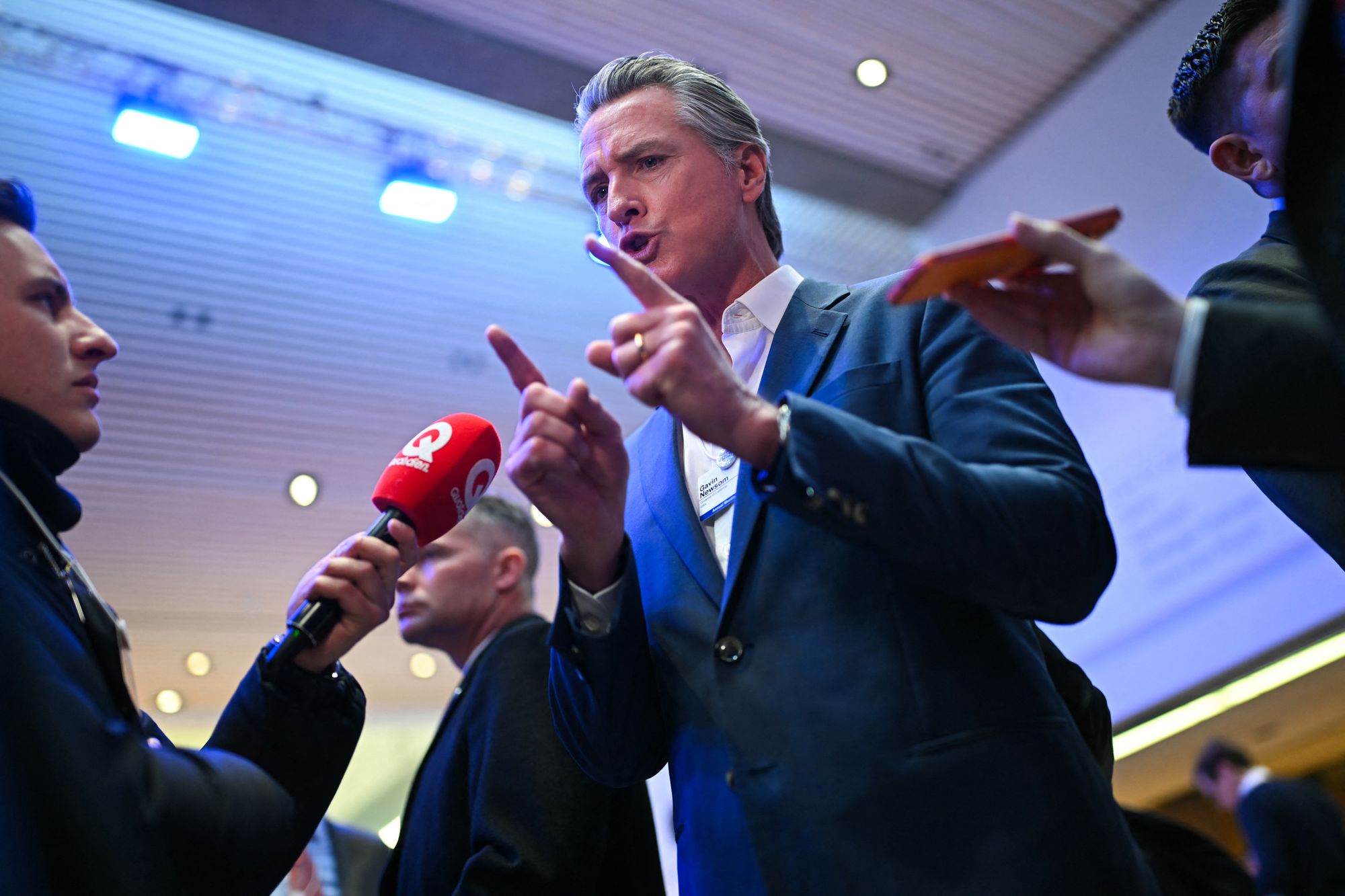 <p>‘Trump is a T-Rex,’ said Newsom, ‘You mate with him or he devours you’</p>