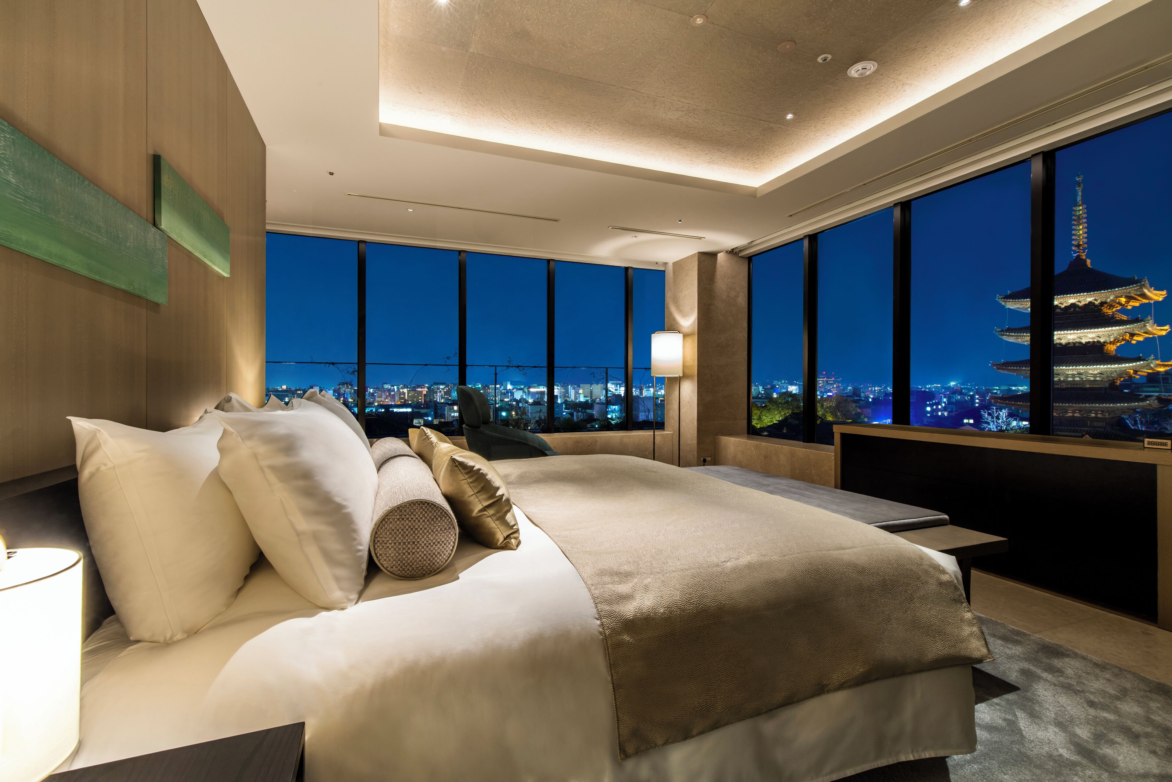 There are echoes of school bells in rooms at Hotel Seiryu