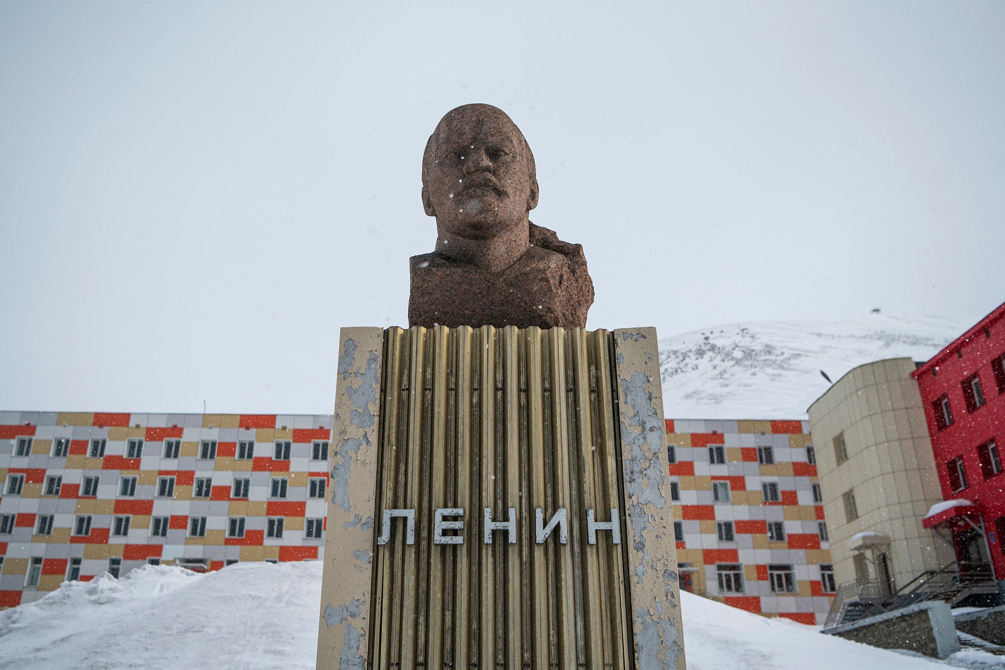 Russia has long had a presence on the Svalbard archipelago, reflected in monuments from the Soviet era in its industrial bases