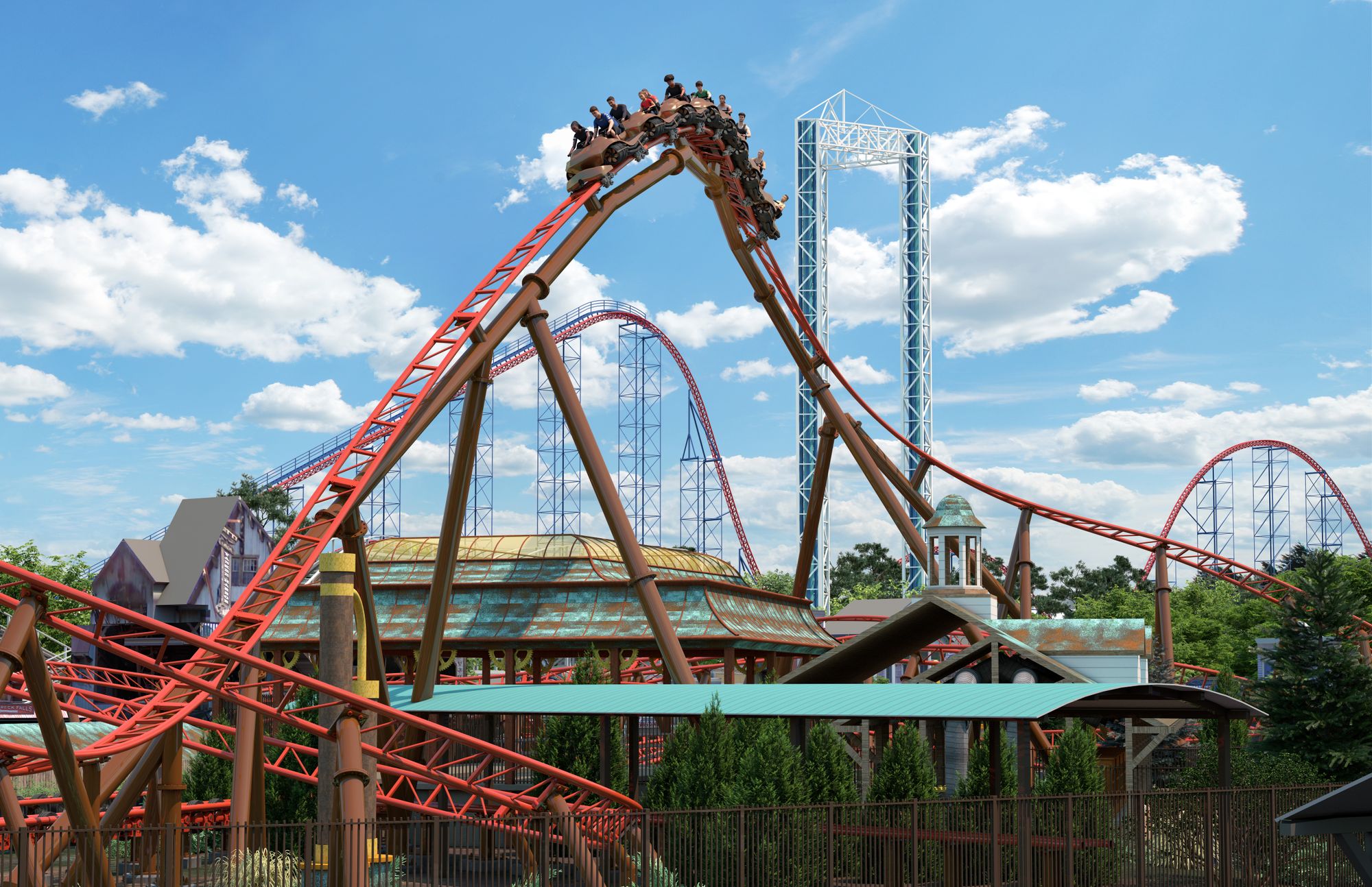Six epic rides coming to US theme parks in 2026 — including the fastest-ever dive coaster