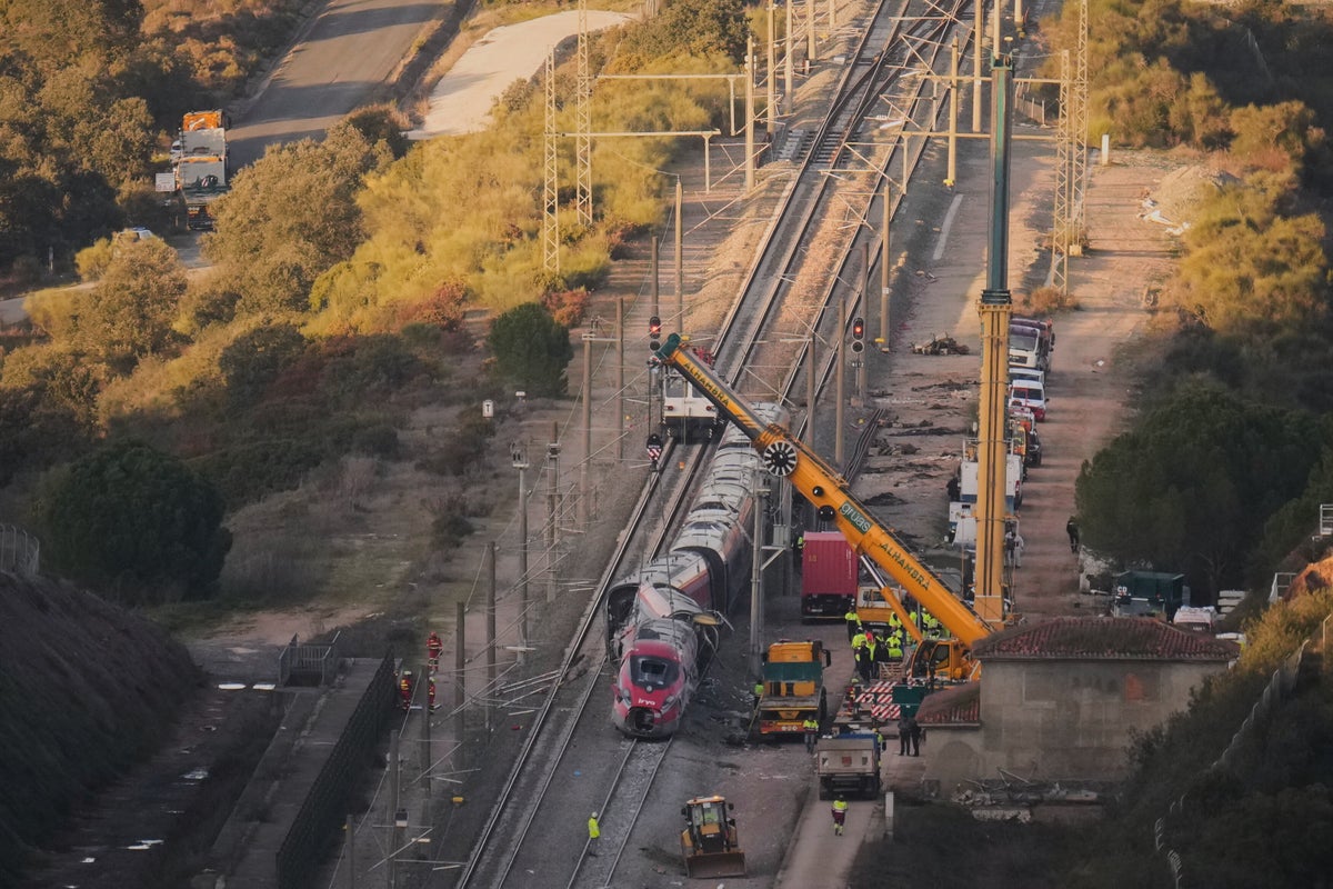 Spain sees third rail crash in one week as train hits crane in Cartagena