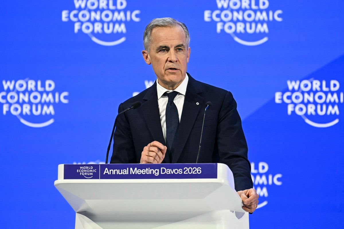 Canada PM Mark Carney gets standing ovation at Davos as he warns of world order ‘rupture’