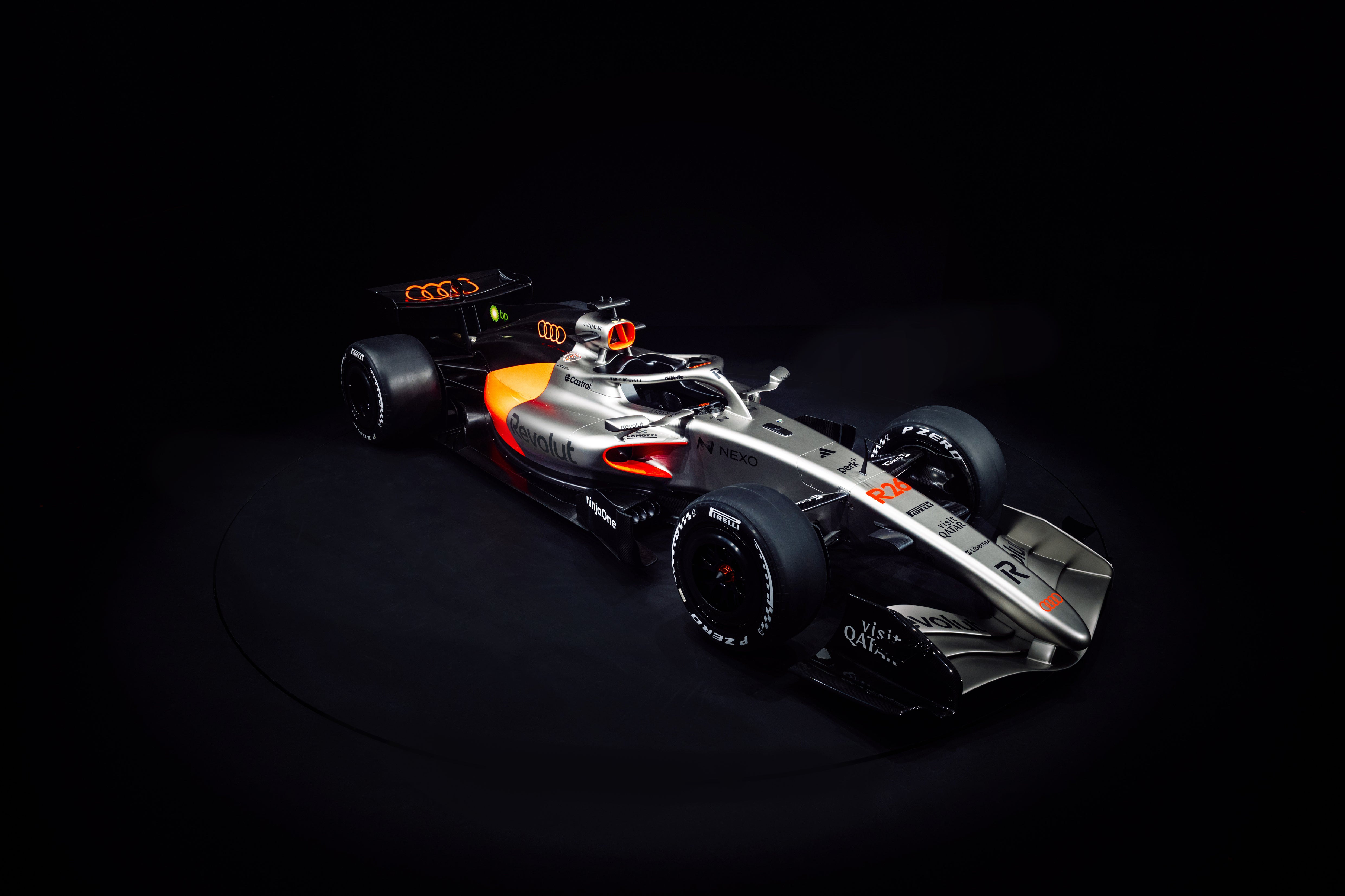 Audi's debut car livery in F1