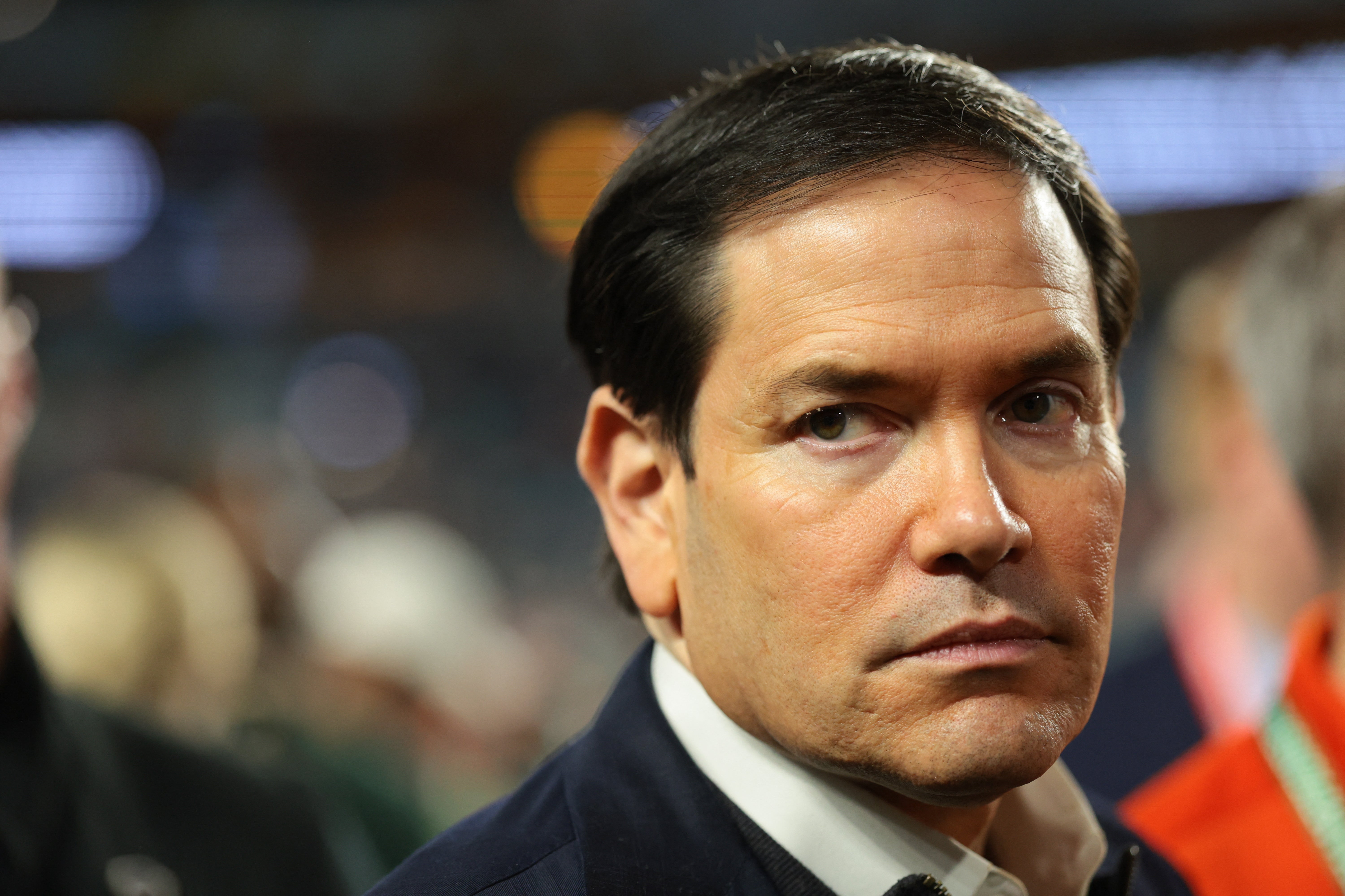 Secretary of State Marco Rubio, who graduated from the University of Miami School of Law, was seen on the sidelines of the Miami Hurricanes’ field
