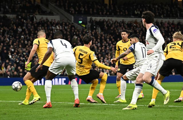 <p>Cristian Romero scored Tottenham’s opener</p>