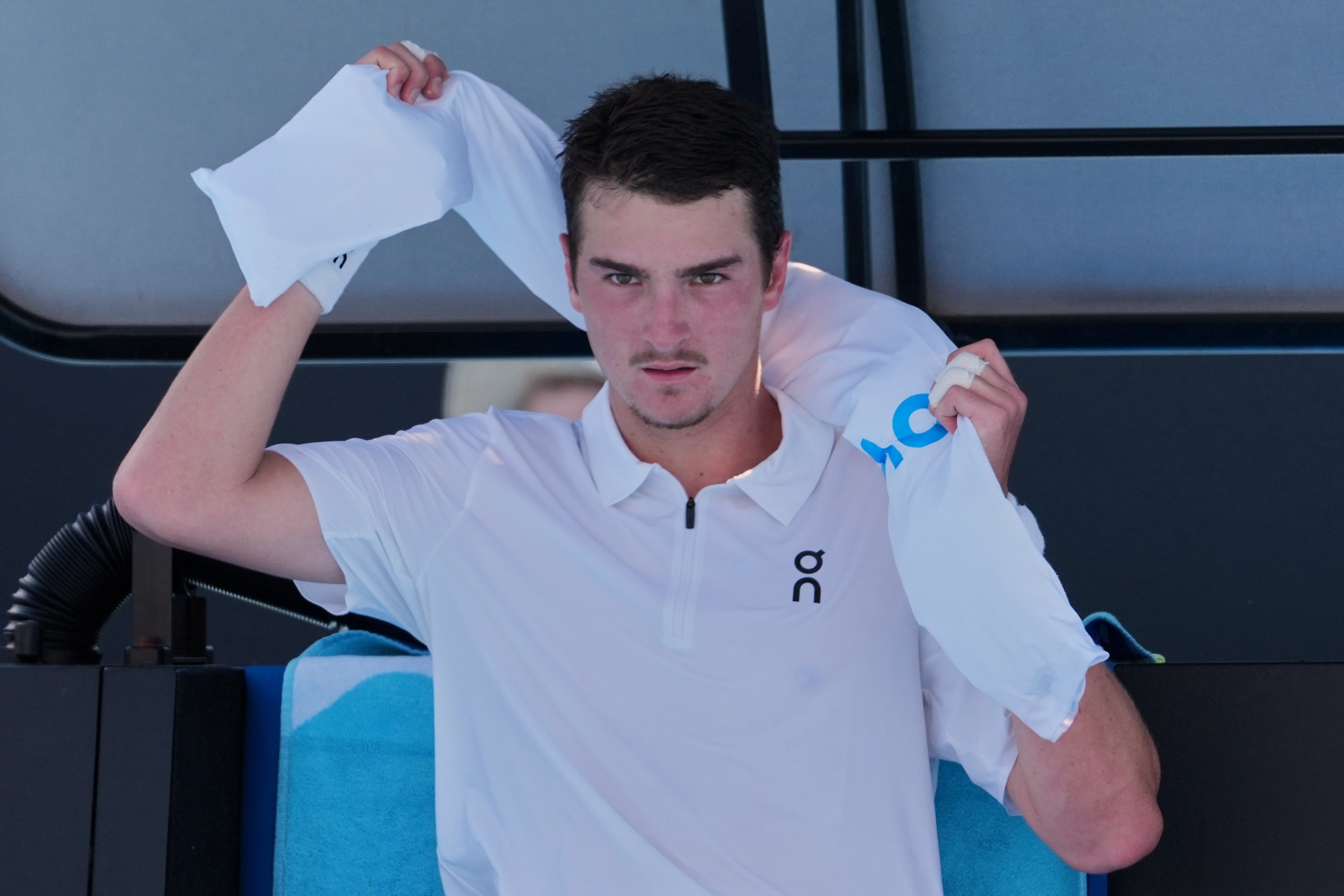 <p>Fonseca arrived at the Australian Open dealing with a lower back injury</p>