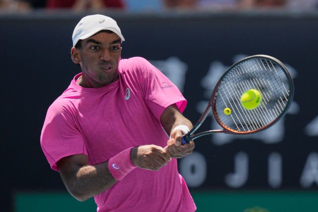 <p>Nishesh Basavareddy is through to the second round in Melbourne </p>