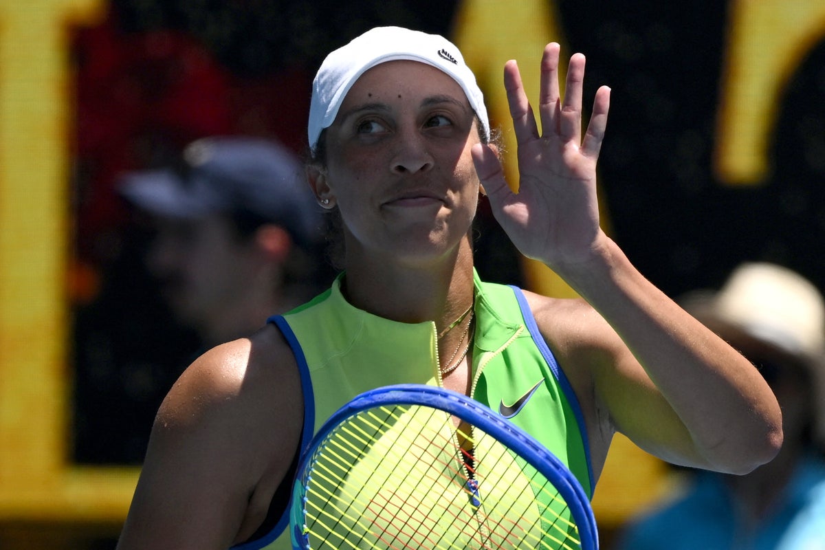 Madison Keys shakes off nerves to begin Australian Open title defence