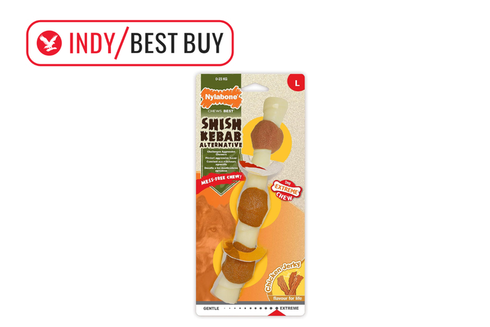 Nylabone power chew shish kebab alternative mess free chew.png