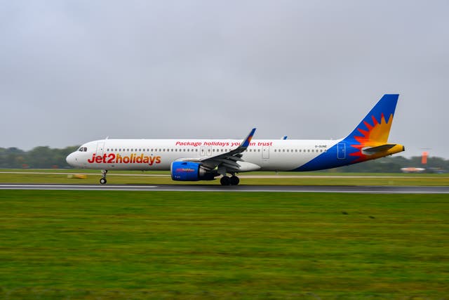 <p>Flight LS879 departed Manchester airport at around 7am as scheduled</p>