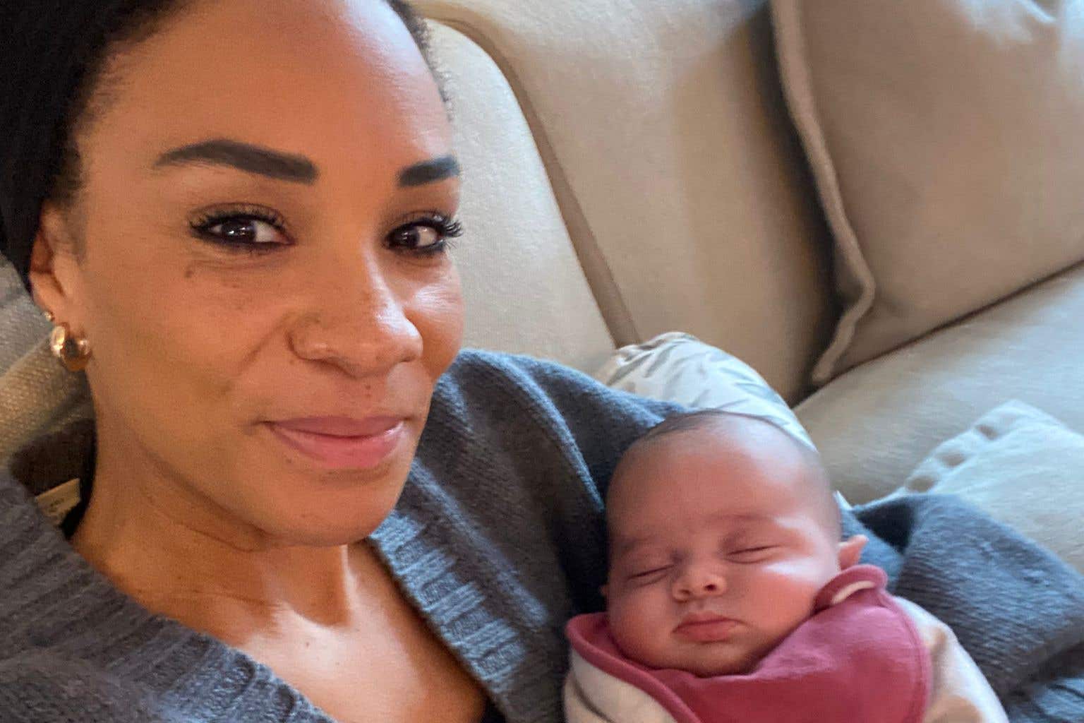 Miracle baby: Michelle Ackerley and Nala (Michelle Ackerley/PA)