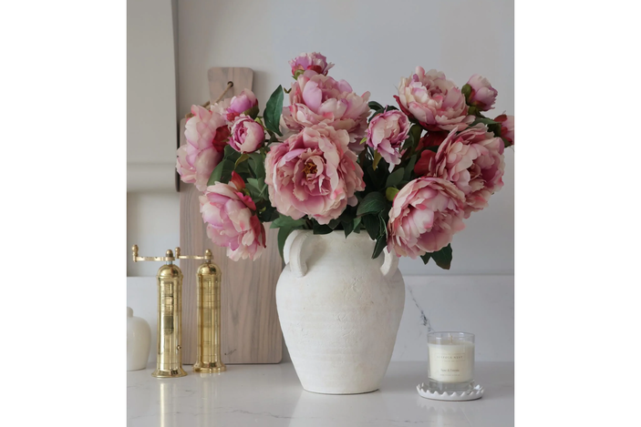 The Suffolk Nest faux blush peony bouquet