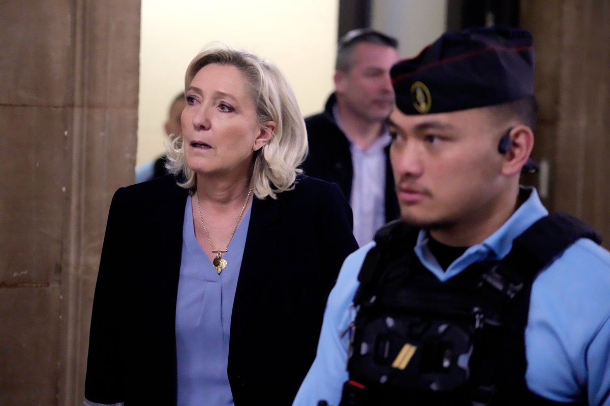 Marine Le Pen admits 'mistake' in EU embezzlement trial as she fights to save political career