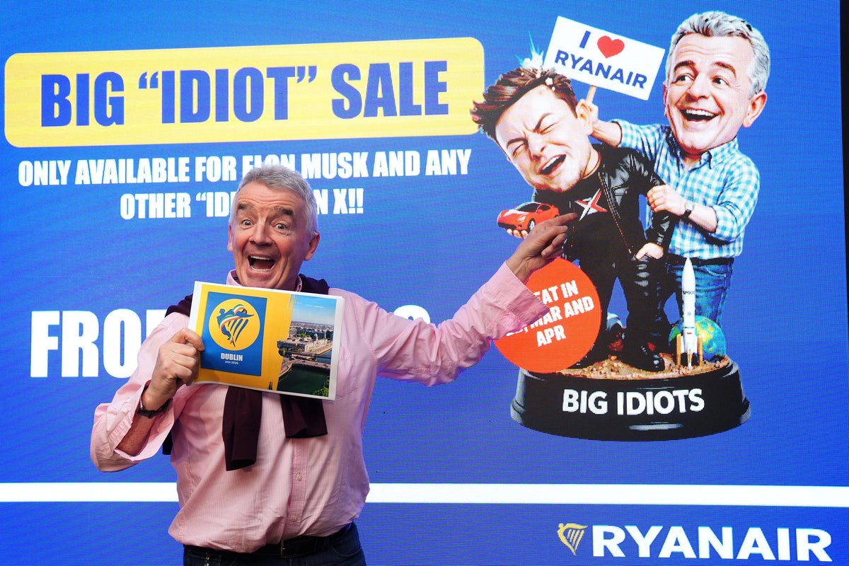 Why Ryanair boss is happy Elon Musk called him an ‘idiot’