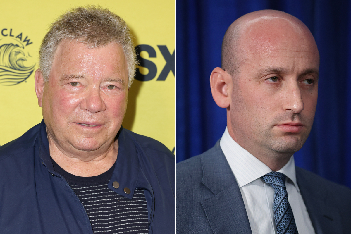 William Shatner mocks Stephen Miller’s call for him to save ‘woke’ new Star Trek series