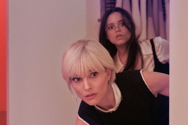 <p>Natalie Portman, foreground, and Jenna Ortega appear in a scene from ‘The Gallerist,’ an official selection of the 2026 Sundance Film Festival. (MRC II Distribution Company L.P./Sundance Institute via AP)</p>