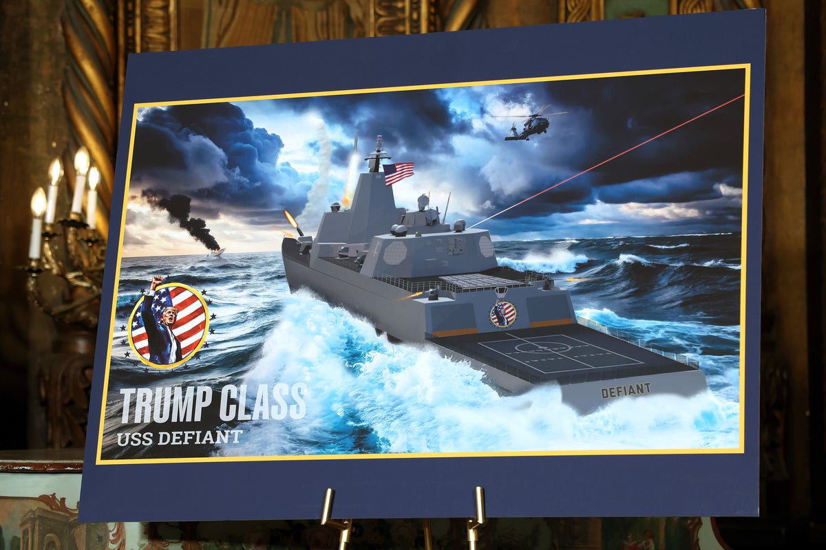 Trump’s Navy chief is calling for giant lasers to be included on new battleships