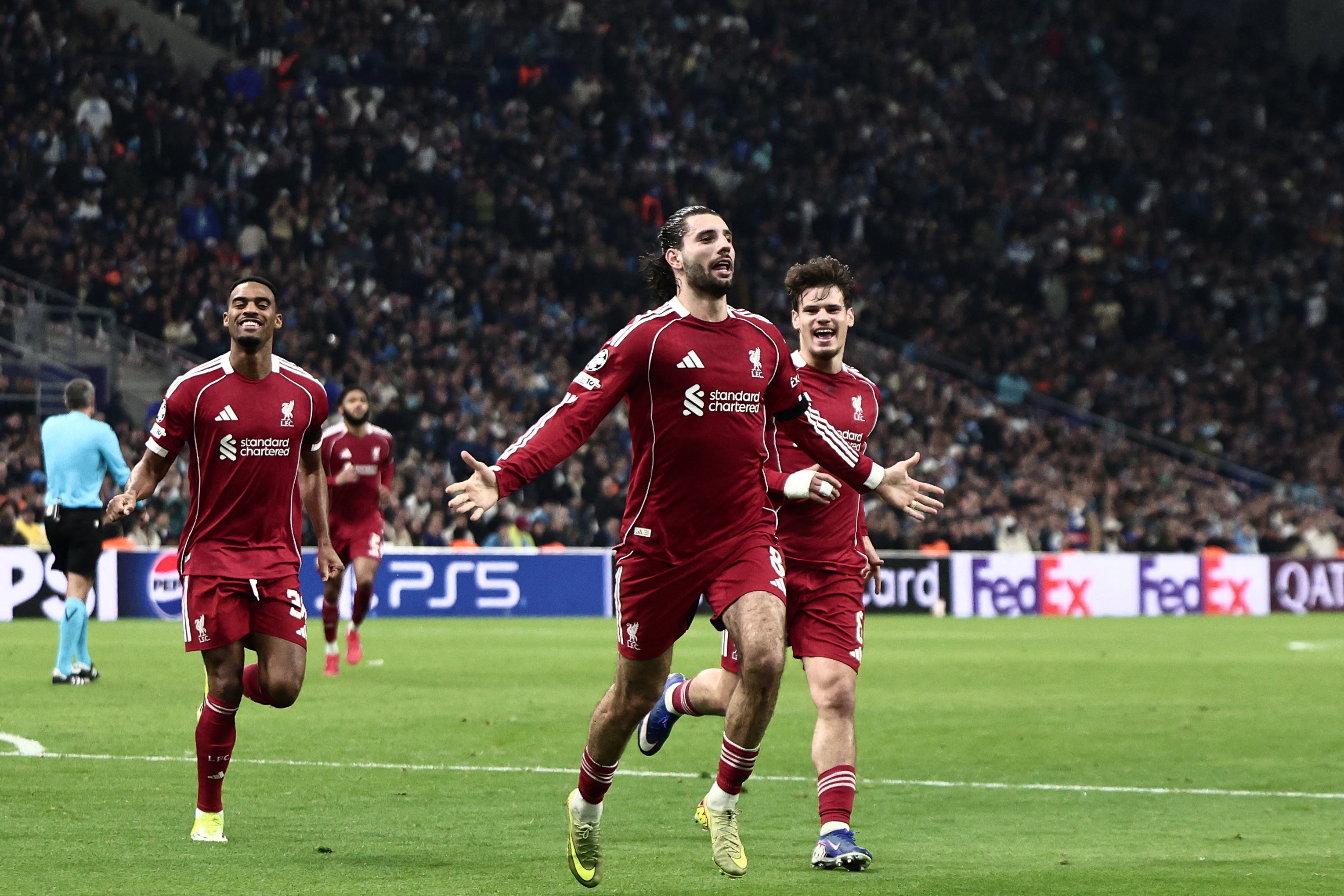 Slot’s side ran out 3-0 winners in an open match against Marseille