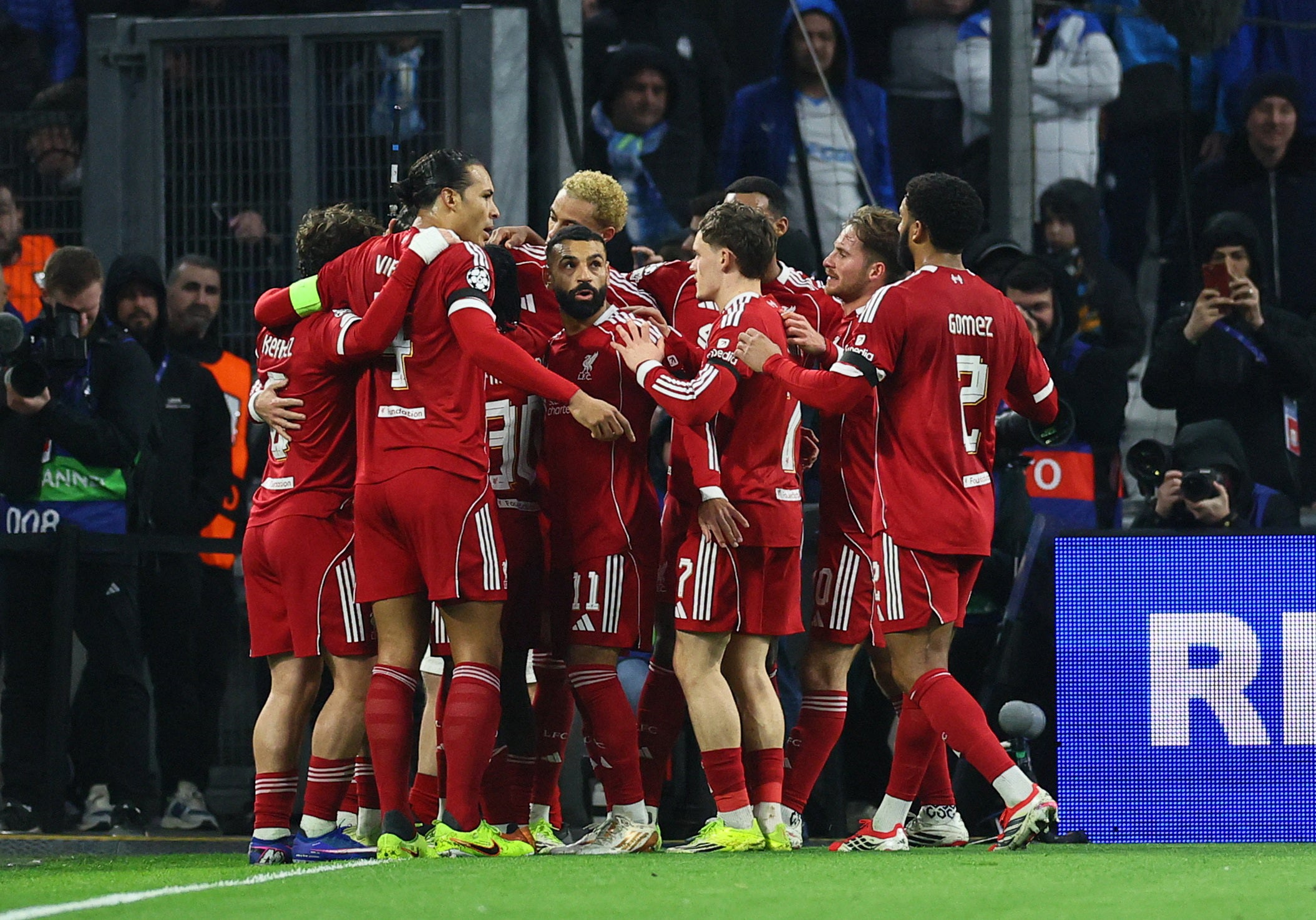 <p>Liverpool got back to winning ways against Marseille</p>