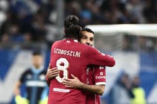 Mohamed Salah return overshadowed as Liverpool lay down Champions League marker