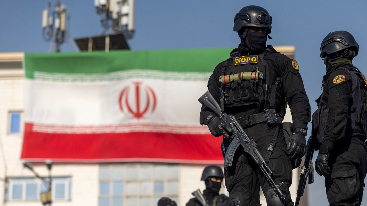 A heavy military and security presence has been reported in Iranian towns and cities where protests have previously taken place