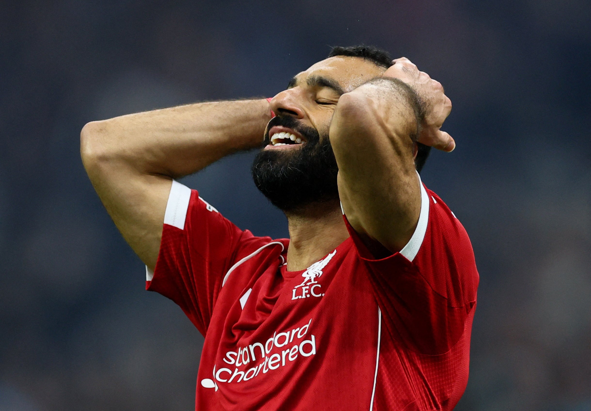 Mohamed Salah não causou o impacto que desejava em seu retorno ao Liverpool