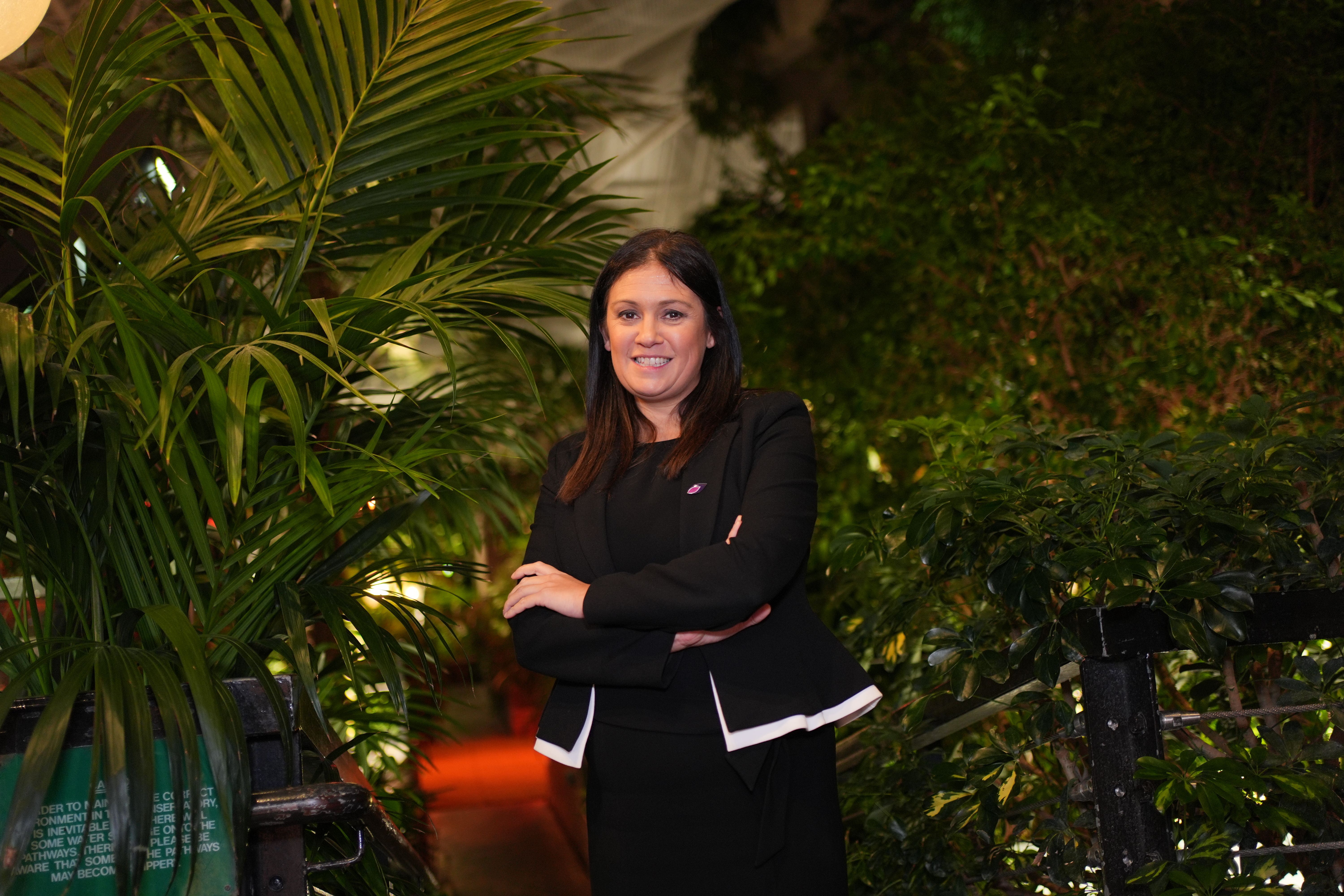 Culture Secretary Lisa Nandy during a visit to the Barbican theatre in central London (Yui Mok/PA)