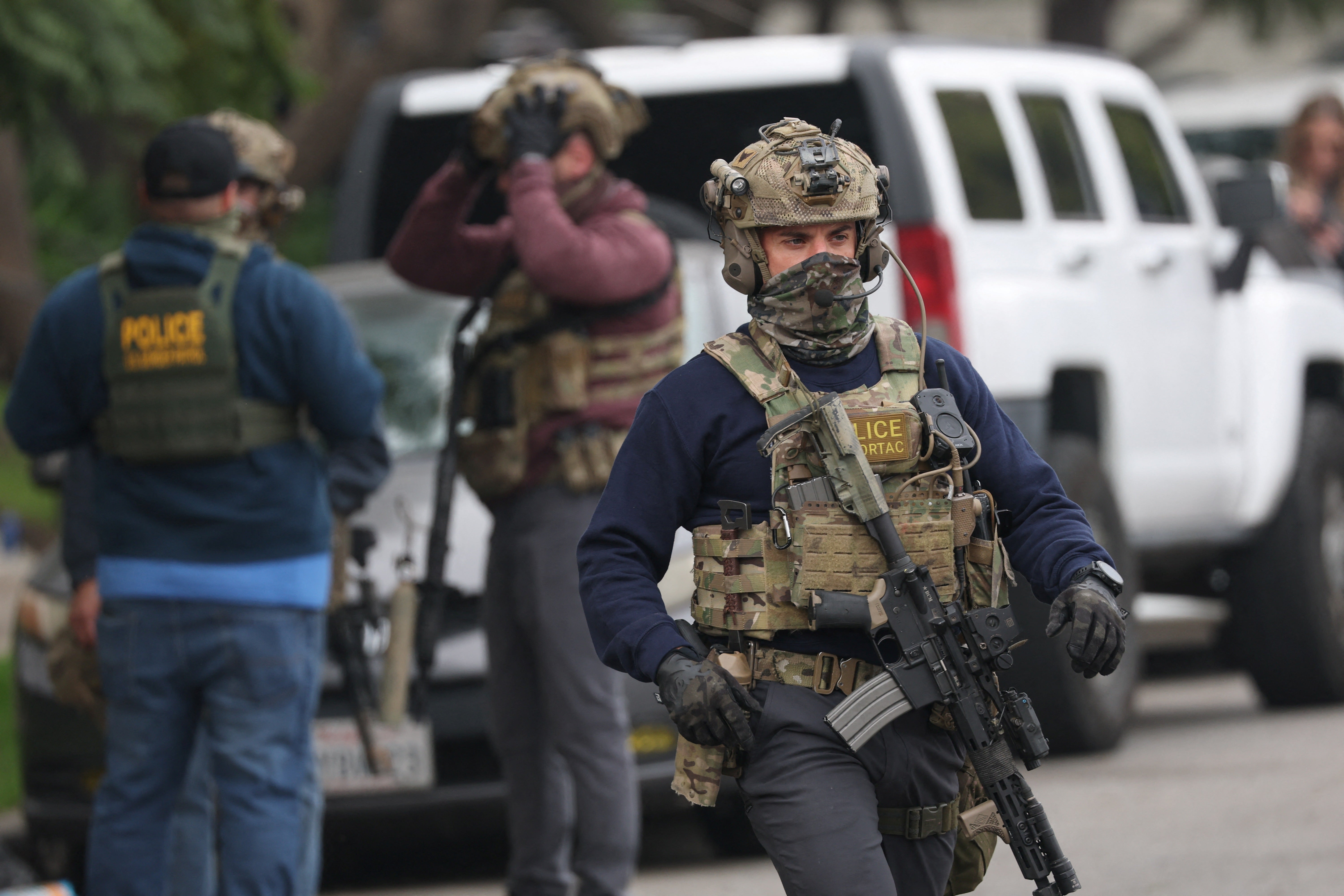 <p>The shooting occurred when an undocumented immigrant was attempting to evade arrest, according to the Trump administraiton</p>