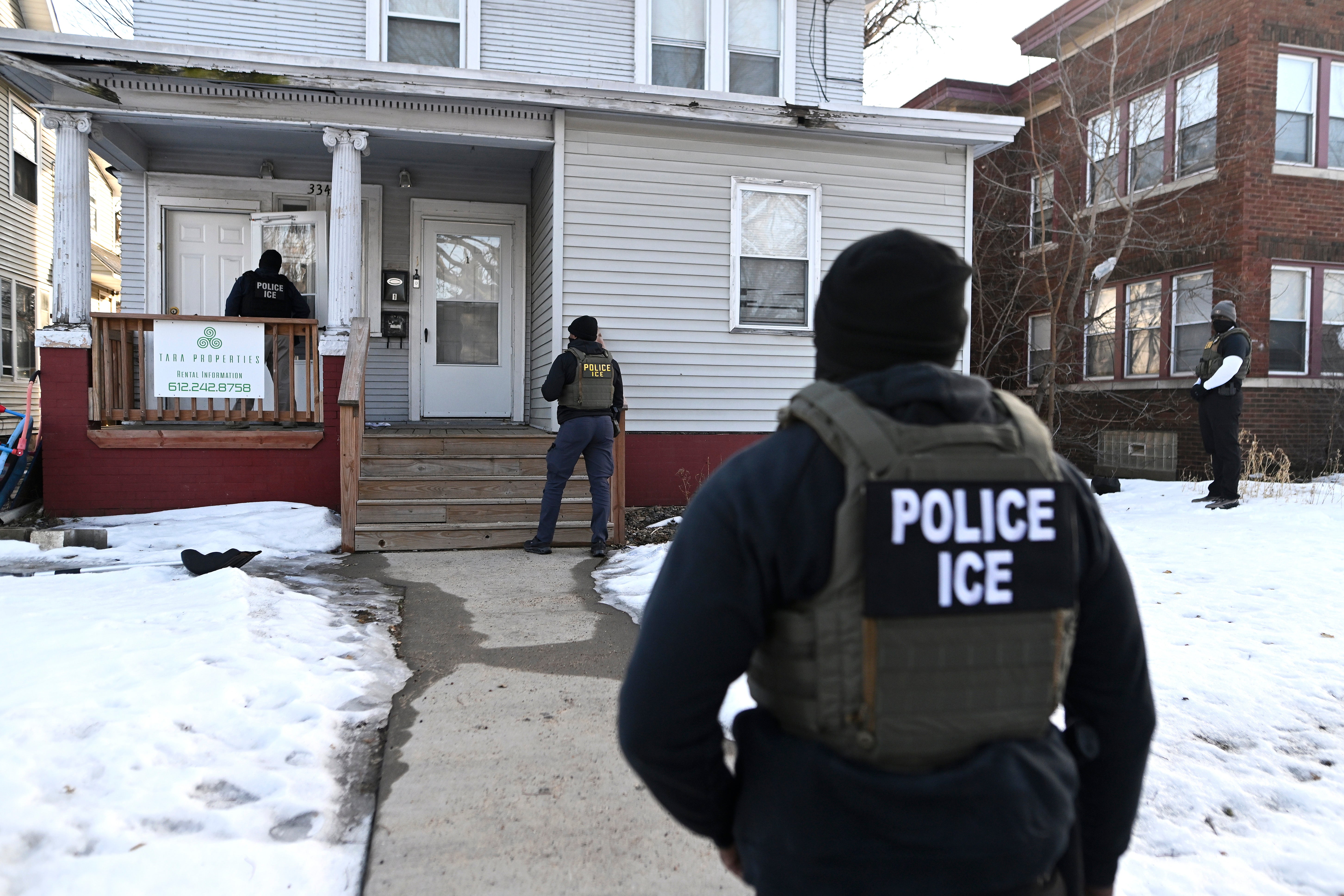 Volunteers are delivering groceries to Minneapolis migrants so they don’t risk leaving home as Immigration and Customs Enforcement agents swarm the city