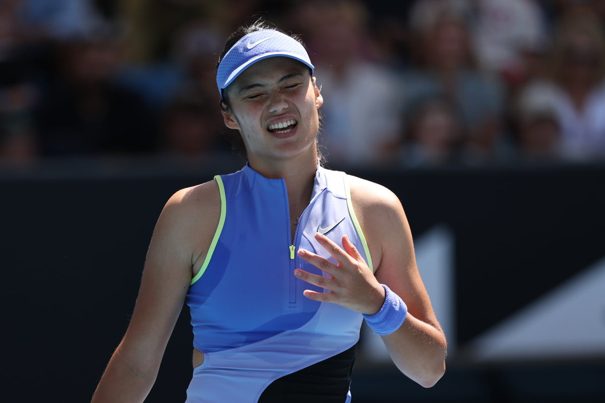 Raducanu v Potapova live: Australian Open latest score updates as British No 1 crashes out 