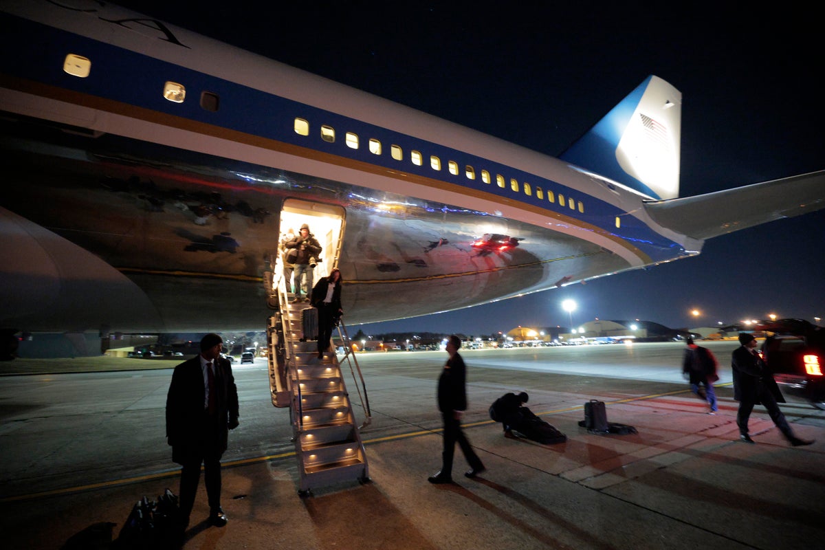 Air Force One’s recent history of malfunctions after Trump forced to delay arrival in Davos