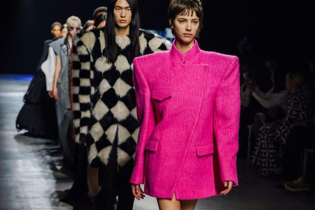 Big Eighties shoulders have dominated the runway (Alamy/PA)