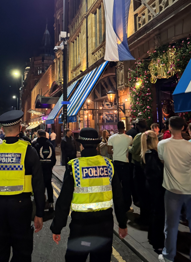 <p>Greater Manchester Police said it would consider civil action over the 'Manchester nightlife' videos</p>