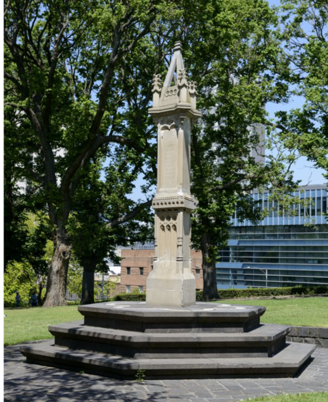 <p>The Pioneer Monument was installed in 1871, close to where some of the earliest European settlers were buried  </p>