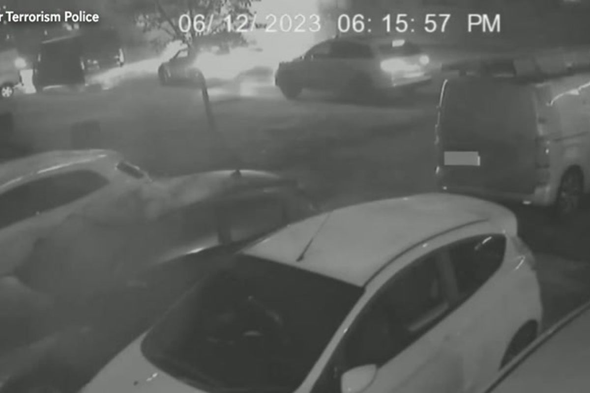 CCTV footage shows ULEZ camera exploding after suspected homemade IED attack