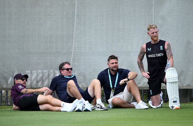 <p>Luke Wright (second from right) has stepped down from his role as national team selector</p>